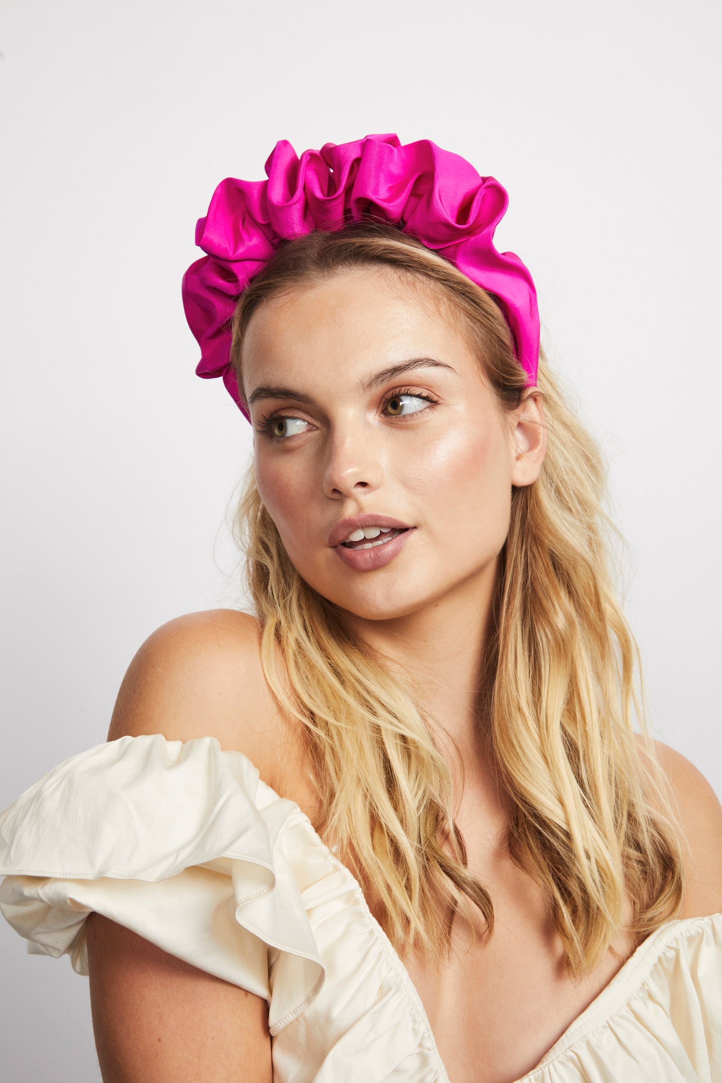 Elizabeth Headband- Fuchsia