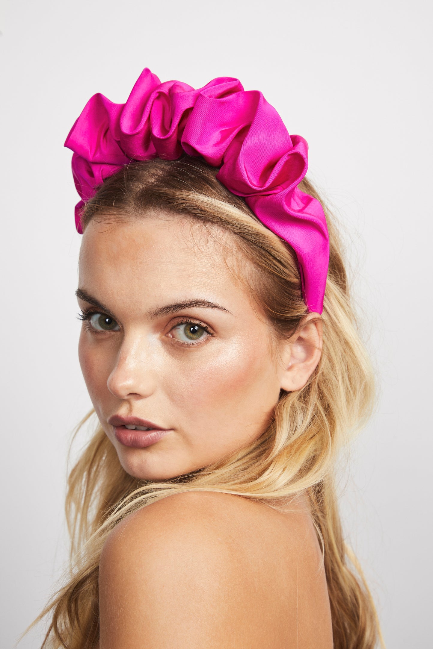 Elizabeth Headband- Fuchsia
