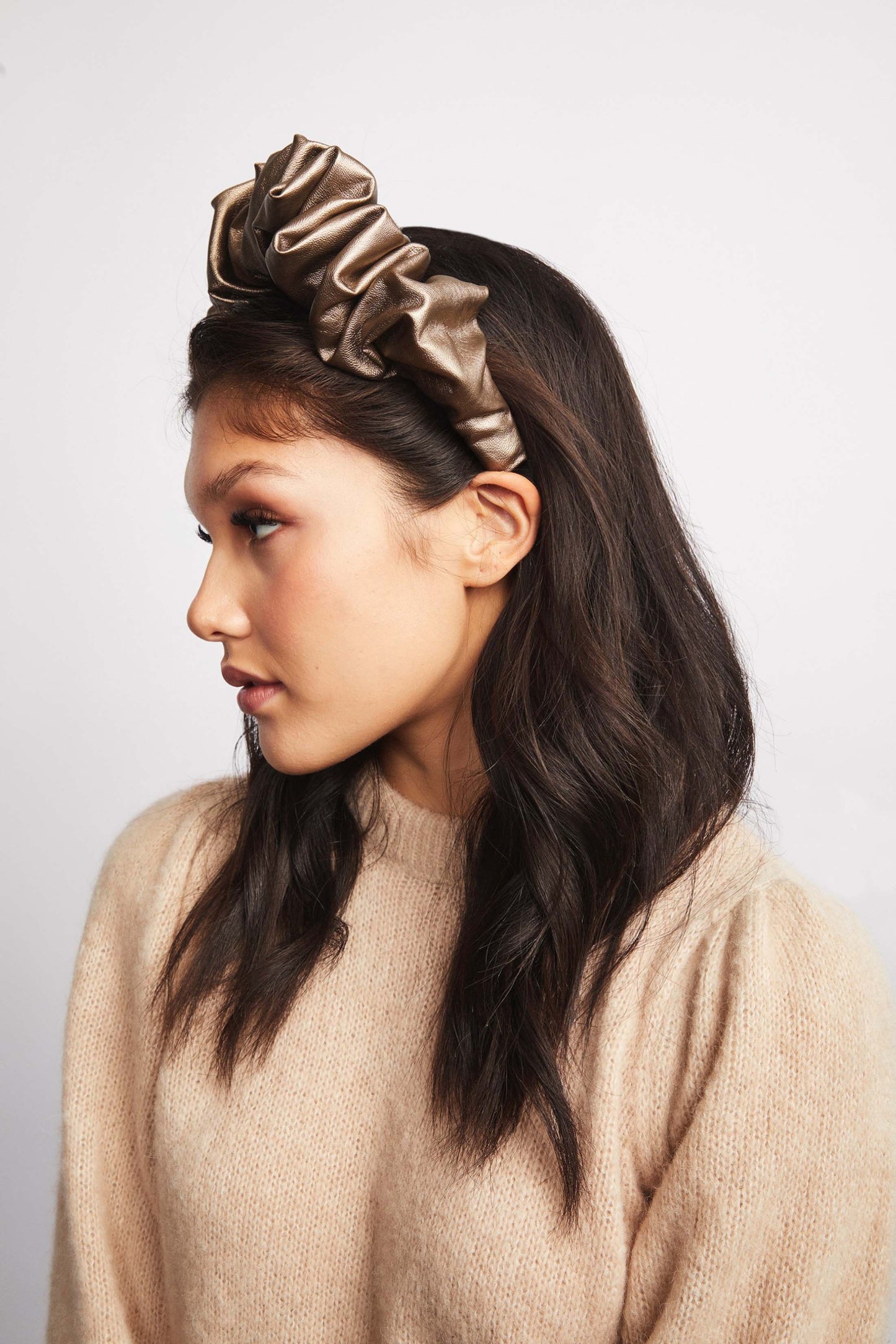 Elizabeth Faux Leather Headband