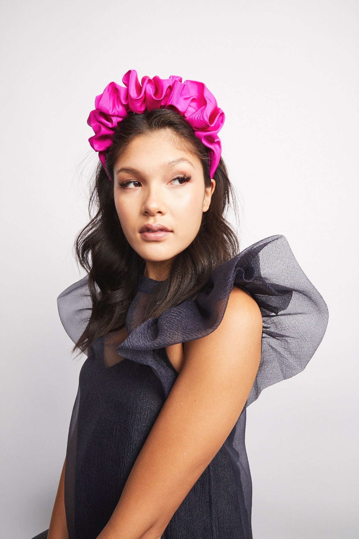 Elizabeth Headband- Fuchsia