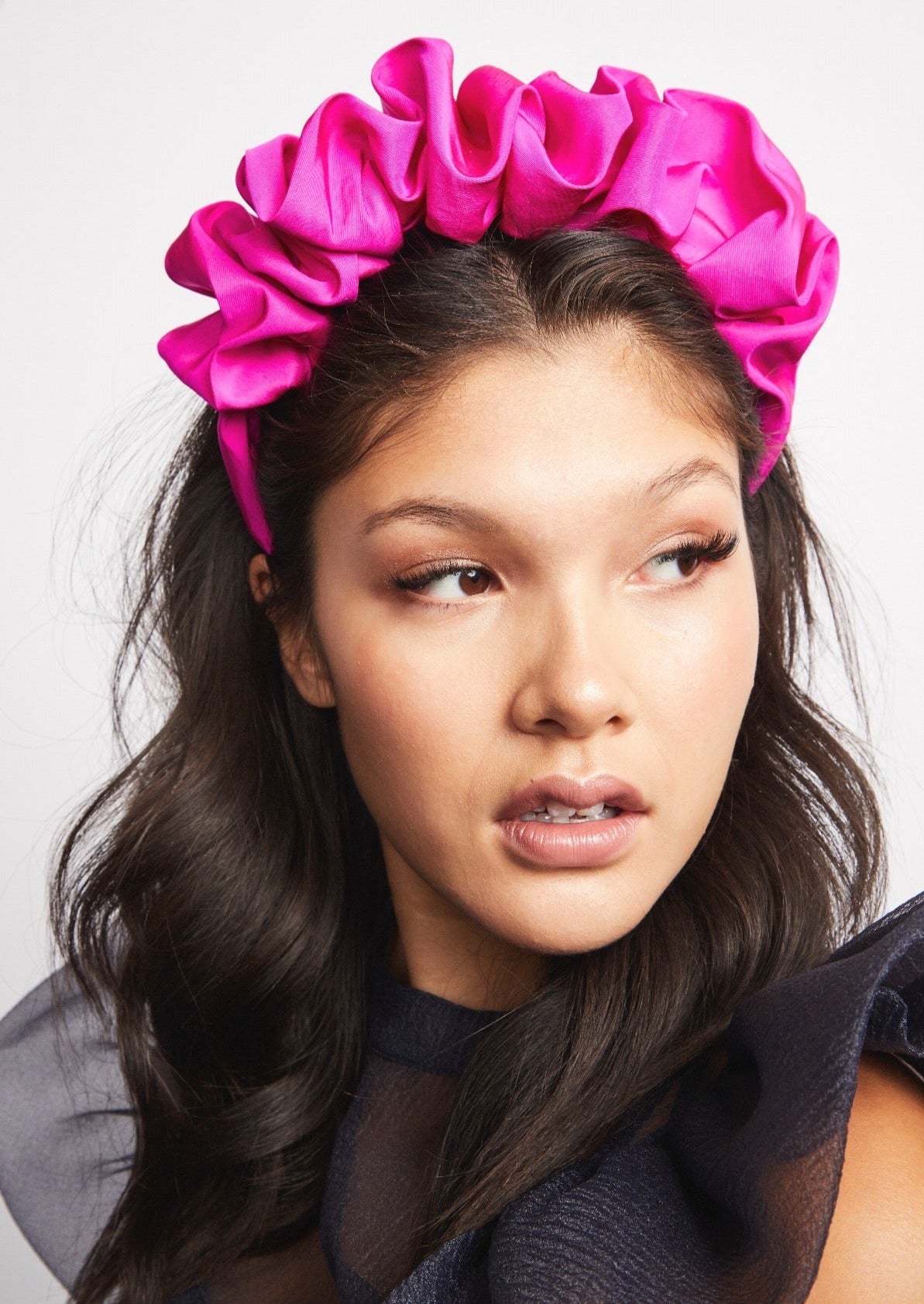 Elizabeth Headband- Fuchsia