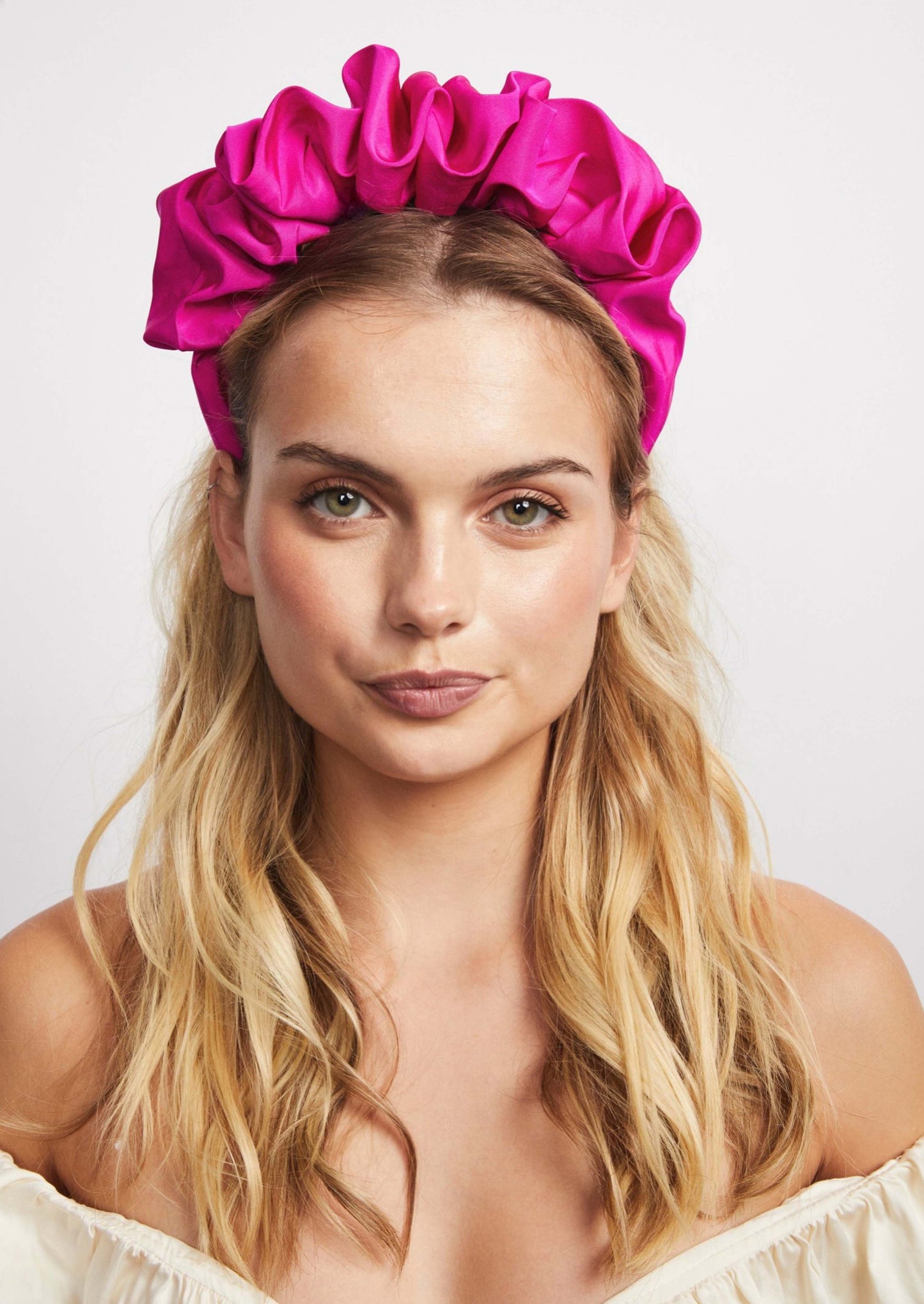Elizabeth Headband- Fuchsia