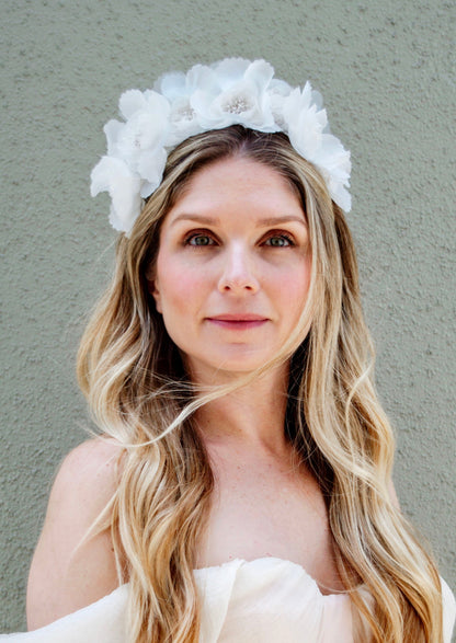 Kahlo Headband- Ivory