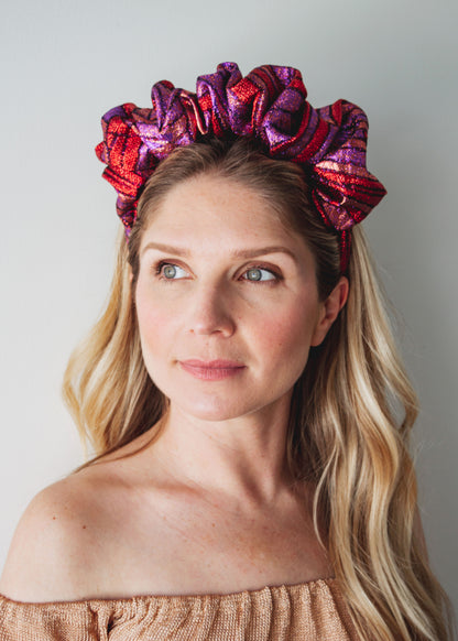 Elizabeth Headband- Multi Lamé