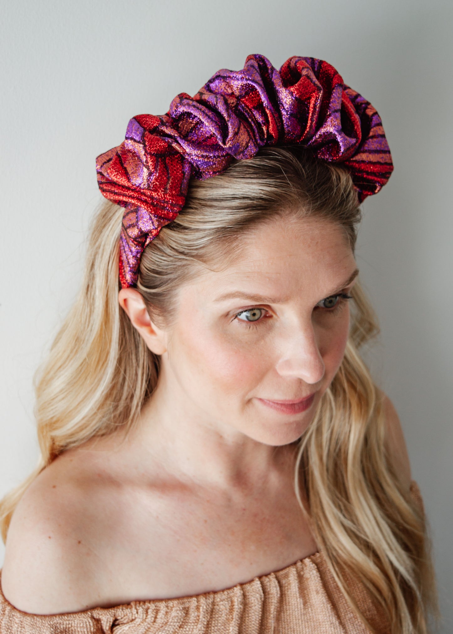 Elizabeth Headband- Multi Lamé