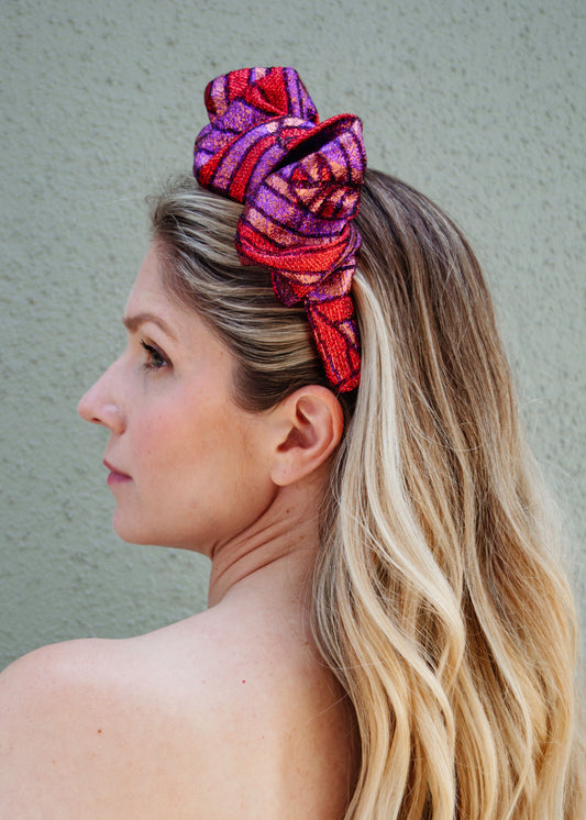 Elizabeth Headband- Multi Lamé