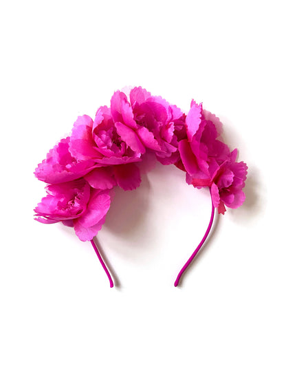 Kahlo Headband- Fuschia