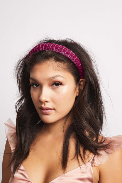 Marin Headband- Berry