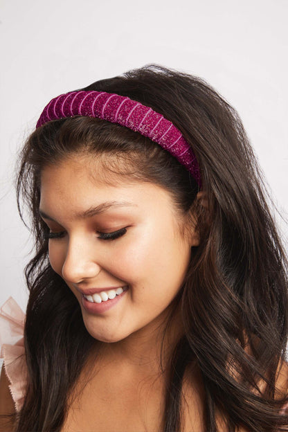 Marin Headband- Berry