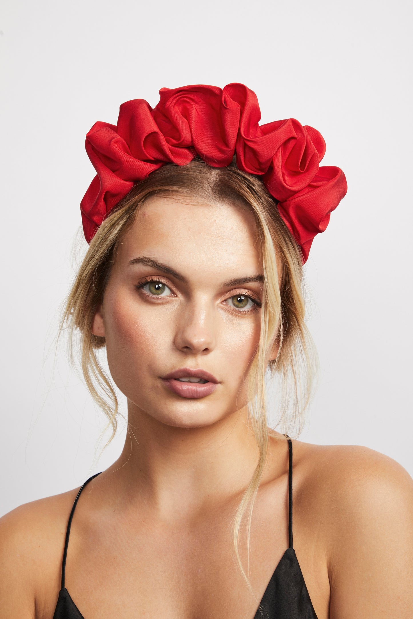 Elizabeth Headband- Ruby Red