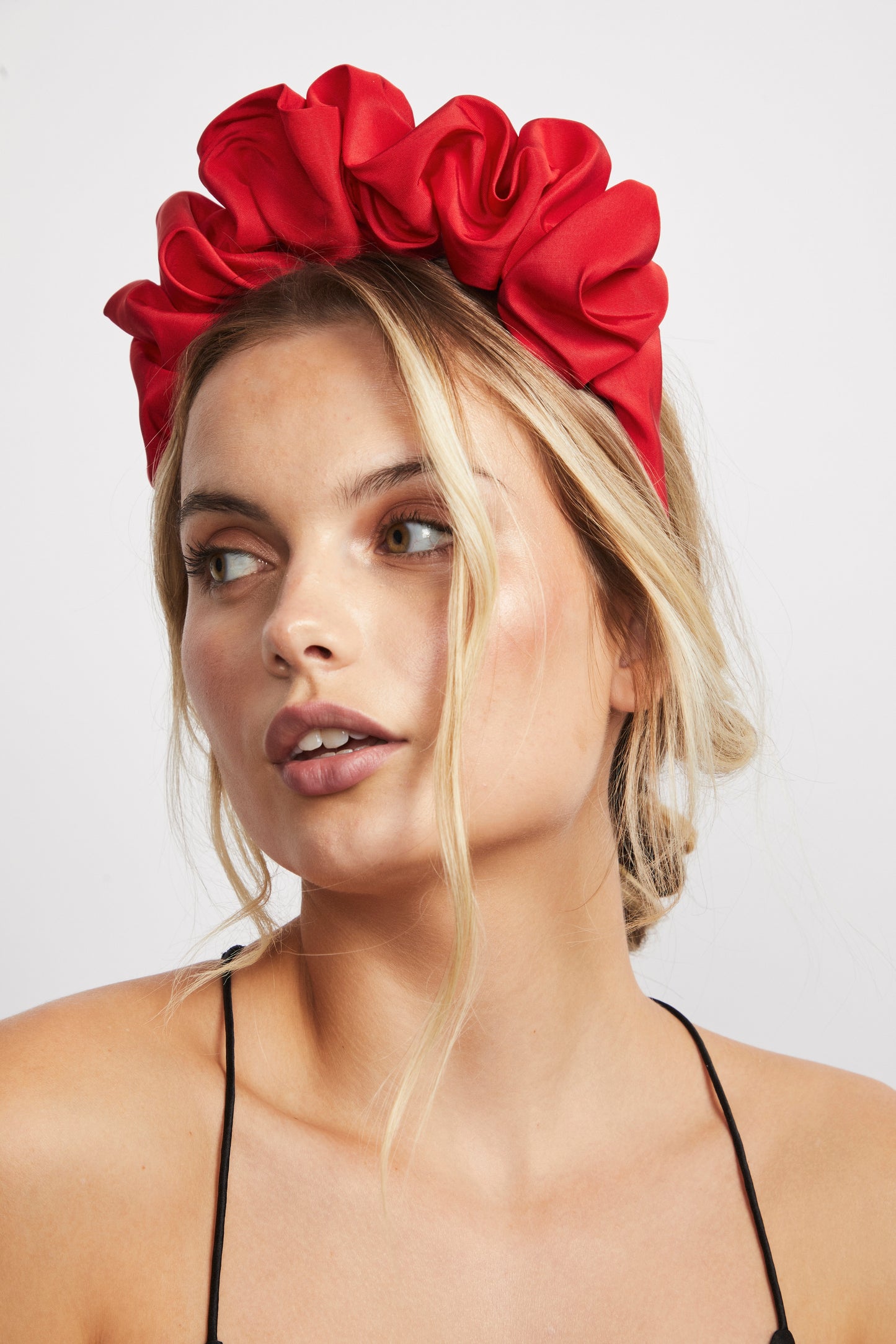 Elizabeth Headband- Ruby Red