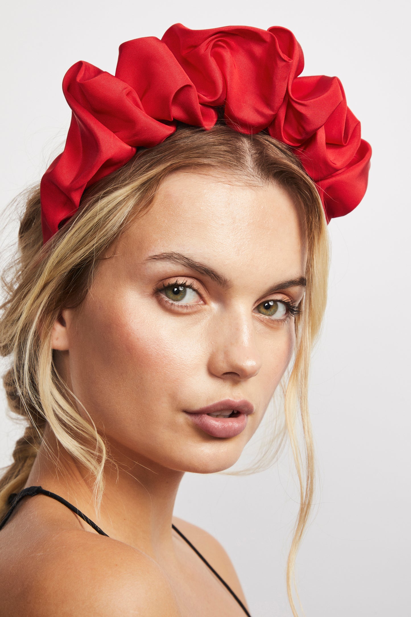 Elizabeth Headband- Ruby Red