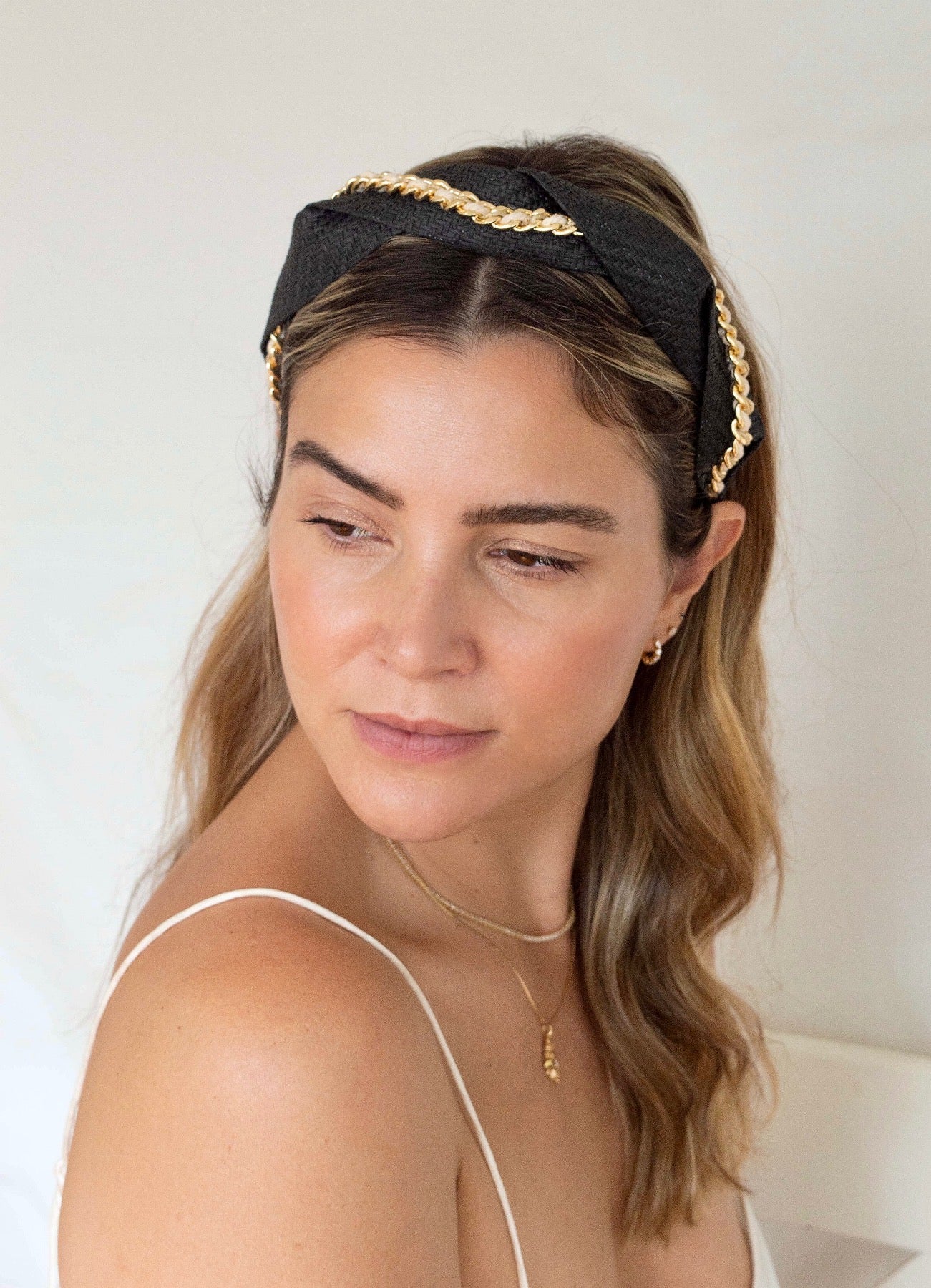 Carmela Headband- Black