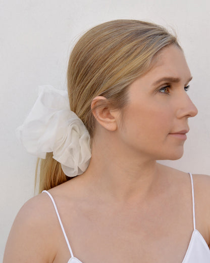 Savannah Scrunchie- Ivory